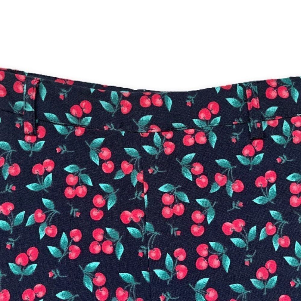 🍒 Cherry Print Skinny Slacks (Size 4) - Picture 2 of 7